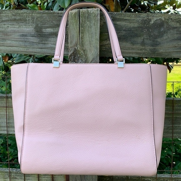Kate Spade Blush Pink Large Bow Ribbon Tote Purse - Picture 3 of 7